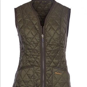 NWOT- Ladies Quilted Barbour Vest - Olive